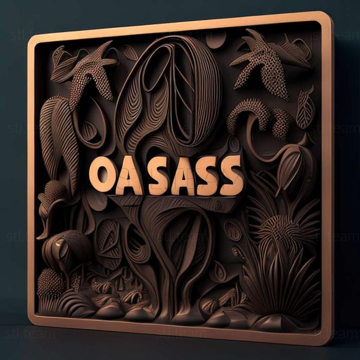 3D model Black Oasis game (STL)